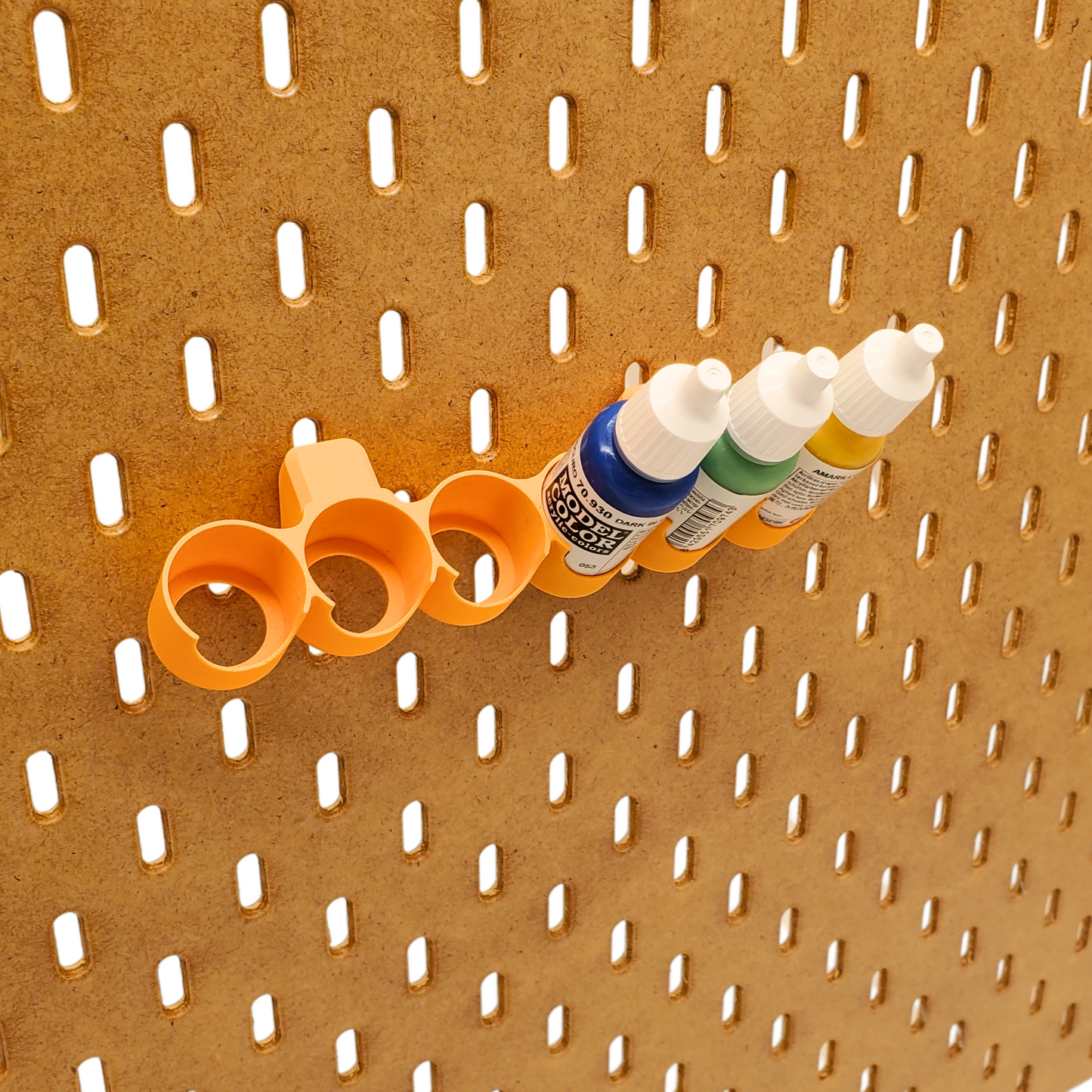 Sunrise Orange Paint dropper display rack for 17 and 18mL paint droppers