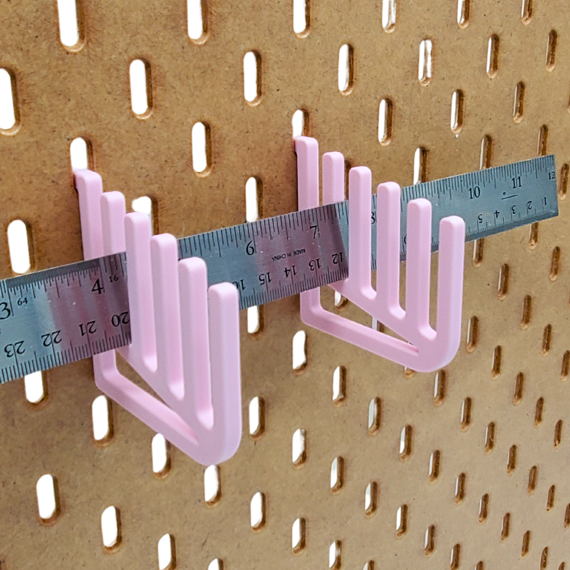 Light Pink Vertical Ruler Storage