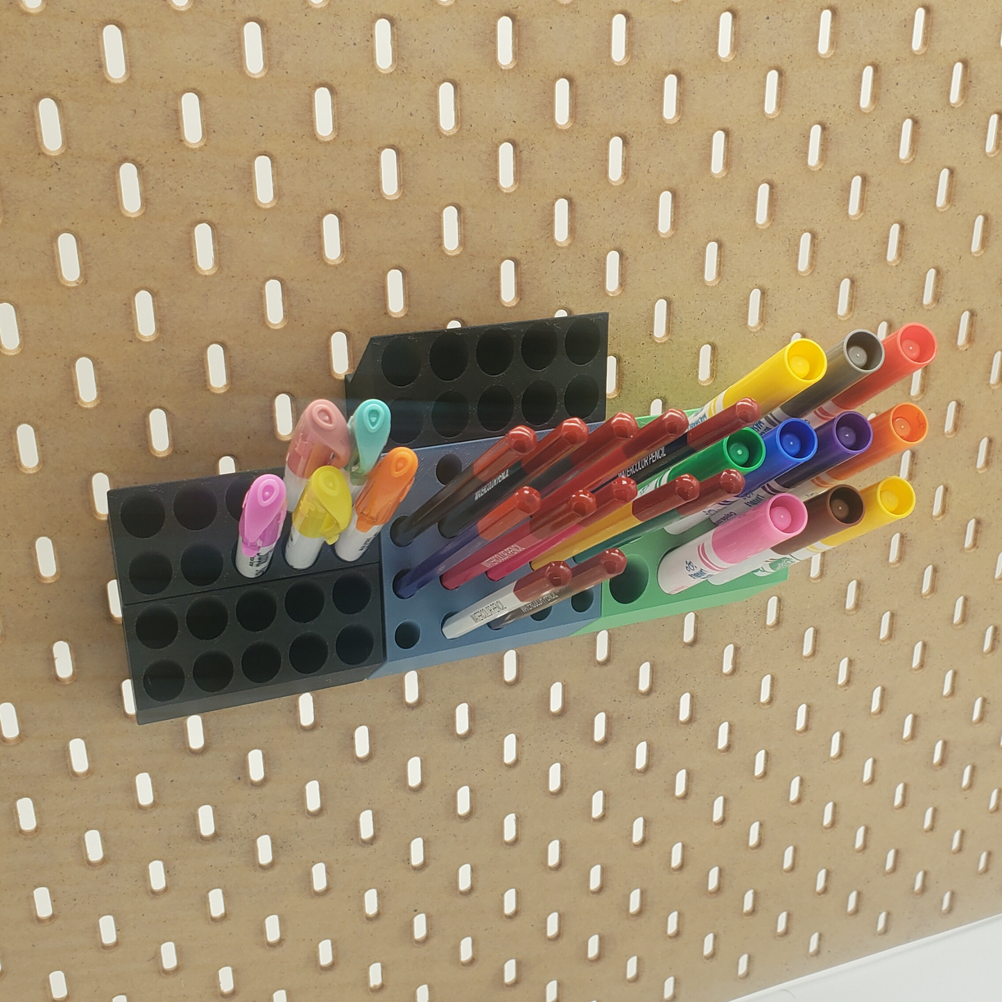 Square Pencil Storage | Configurable | SKADIS Compatible