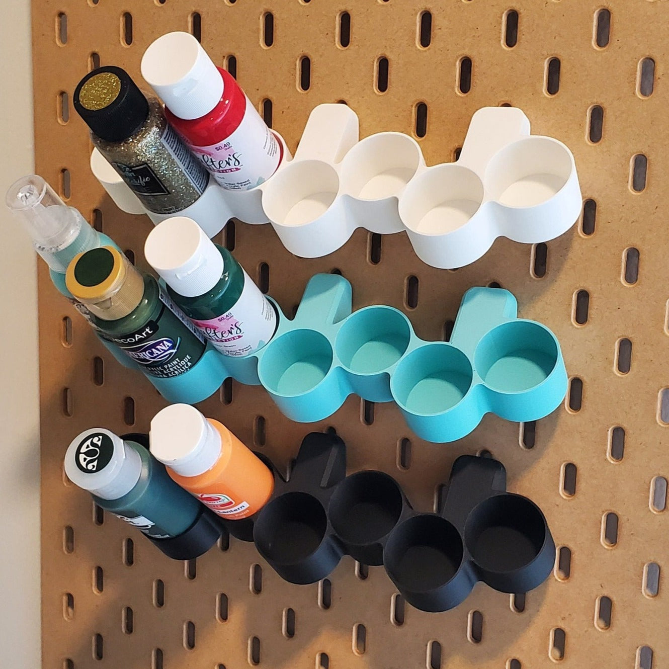 59mL and 2oz Paint bottle holder for SKADIS Pegboards